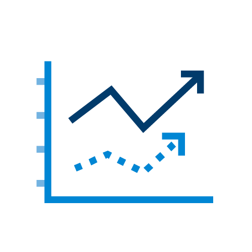 Color_Line Chart Rising