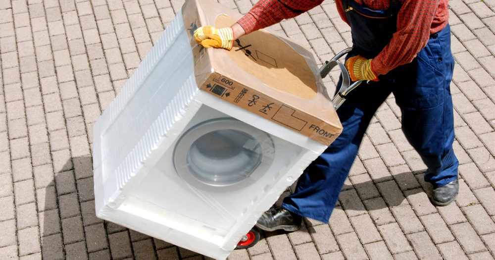 White Glove Delivery of Washer