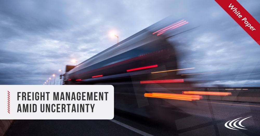 Freight Management Amid Uncertainty