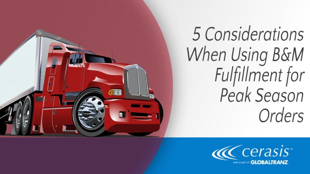 Fulfillment for Peak Season Orders