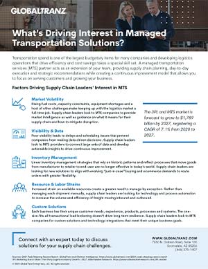 What's Driving Interest in Managed Transportation Solutions?