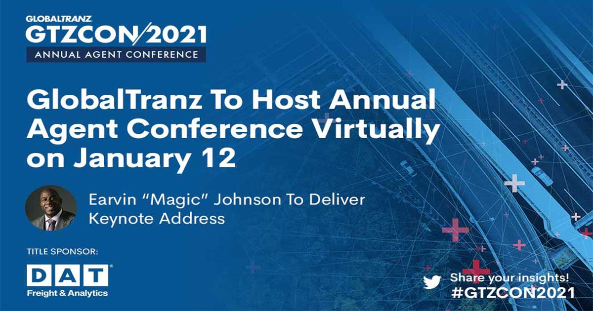 Magic Johnson will be the keynote speaker at the GlobalTranz annual agent conference