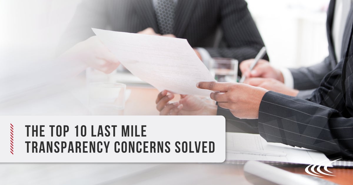 last mile transparency