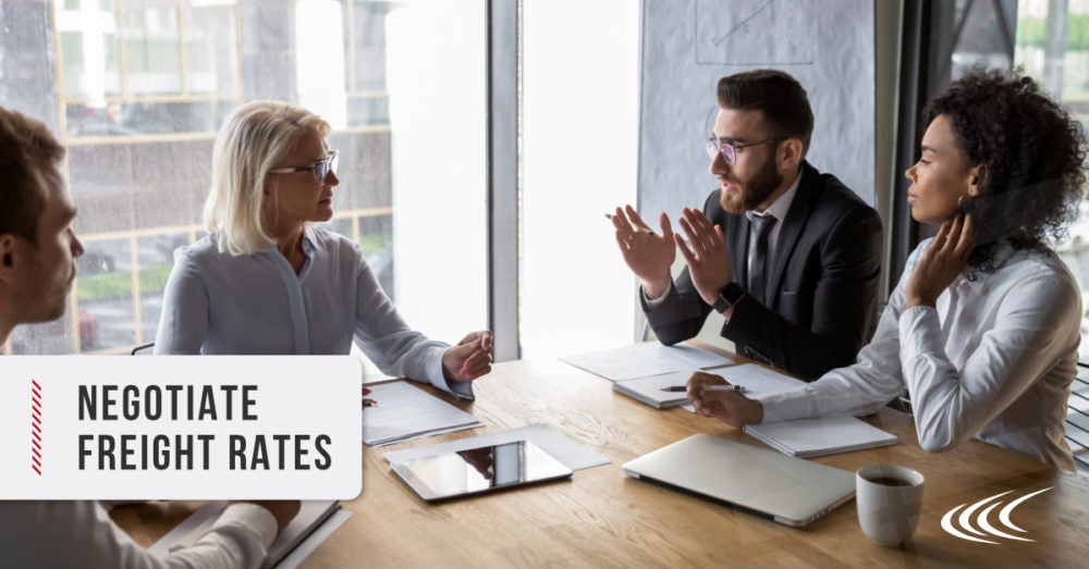 negotiate freight rates